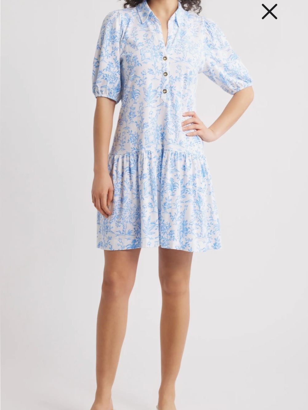 Lilly Pulitzer Bingley Short Sleeve Drop Waist Dress